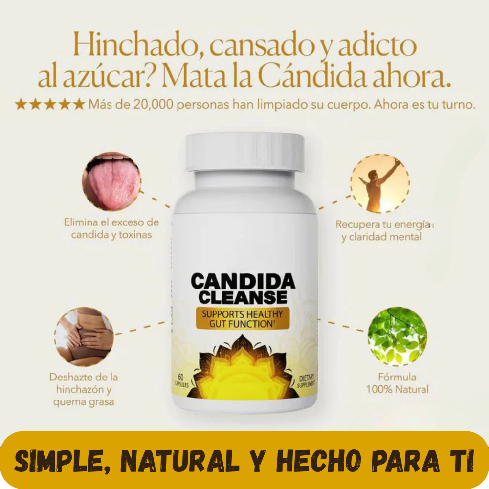 🌿CÁNDIDA CLEANSE ORIGINAL |  60 CÁPSULAS🌿