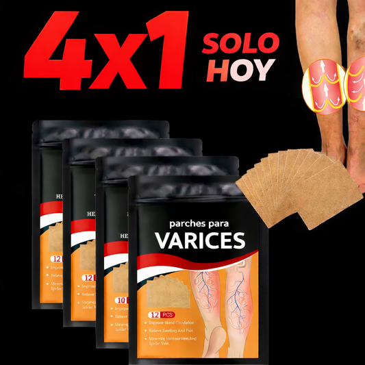 PACK 4X1🎁 PARCHES PARA VÁRICES (48 UND)